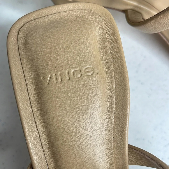 Vince Luella Ankle Strap Sandal (Women) Sz 8 Color/ Blonde - Picture 9 of 11